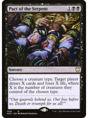 Magic: The Gathering Pact of the Serpent (009) Lightly Played