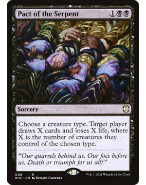 Magic: The Gathering Pact of the Serpent (009) Lightly Played