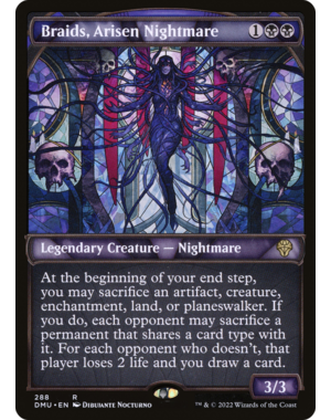 Magic: The Gathering Braids, Arisen Nightmare (Showcase) (288) Lightly Played Foil