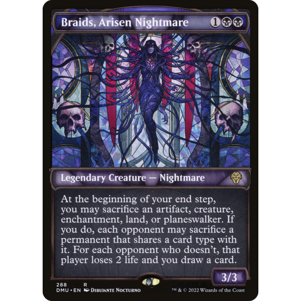 Magic: The Gathering Braids, Arisen Nightmare (Showcase) (288) Lightly Played Foil
