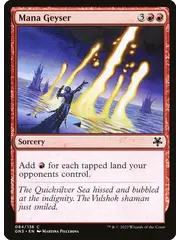 Magic: The Gathering Mana Geyser (084) Lightly Played