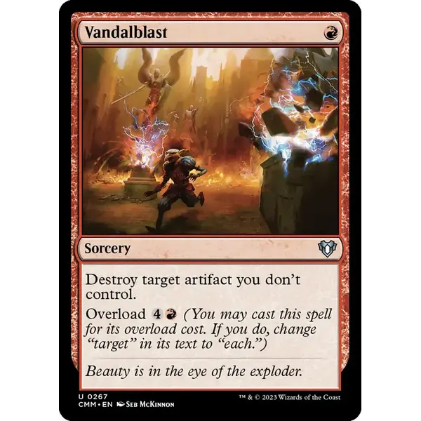 Magic: The Gathering Vandalblast (267) Lightly Played Foil