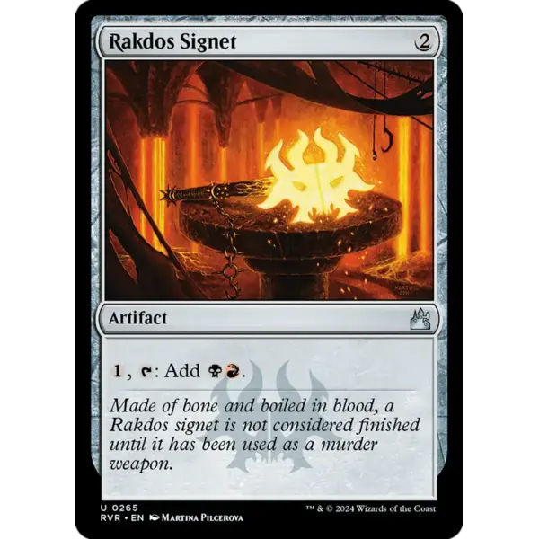 Magic: The Gathering Rakdos Signet (265) Lightly Played Foil