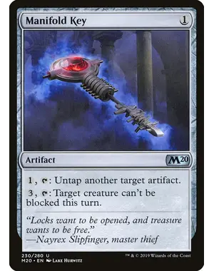 Magic: The Gathering Manifold Key (230) Lightly Played Foil