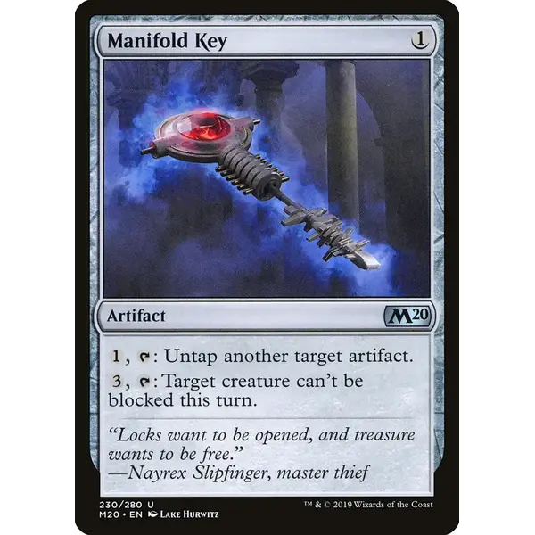 Magic: The Gathering Manifold Key (230) Lightly Played Foil