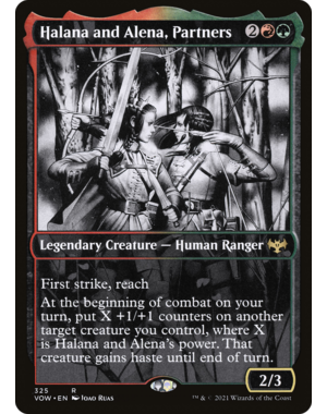 Magic: The Gathering Halana and Alena, Partners (Showcase) (325)Lightly Played Foil
