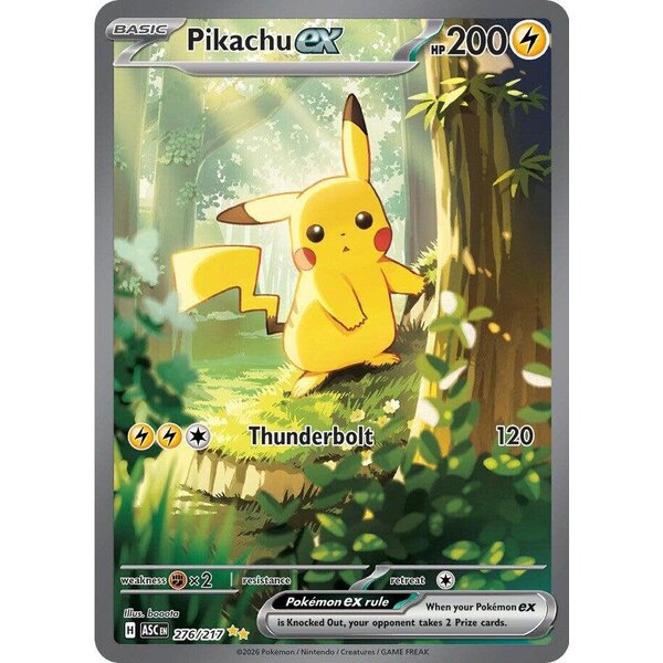 Pokemon Pikachu ex (276) Near Mint Holofoil
