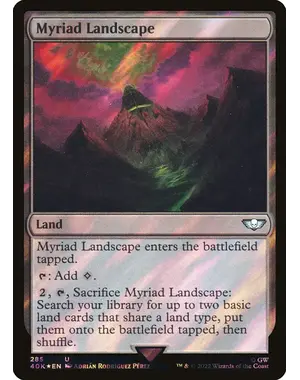 Magic: The Gathering Myriad Landscape (Surge Foil )(285) Lightly Played Foil
