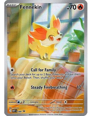 Pokemon Fennekin (080) Near Mint Holofoil