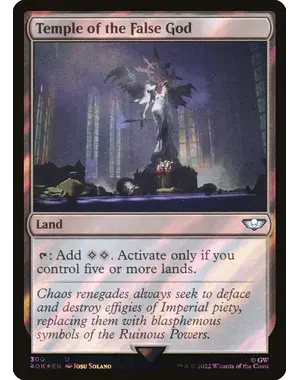 Magic: The Gathering Temple of the False God (Surge Foil) (300) Lightly PLayed Foil