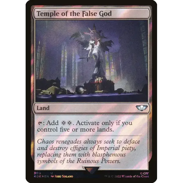 Magic: The Gathering Temple of the False God (Surge Foil) (300) Lightly PLayed Foil