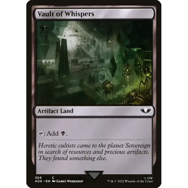 Magic: The Gathering Vault of Whispers (305) Lightly Played