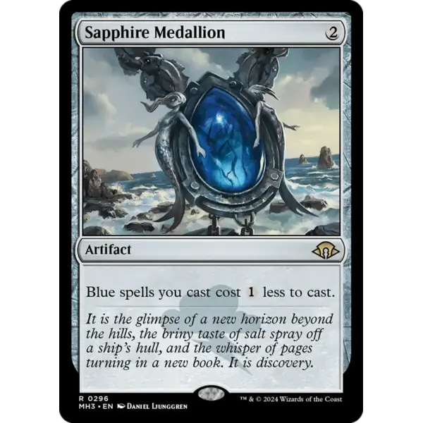 Magic: The Gathering Sapphire Medallion (296) Lightly Played Goil