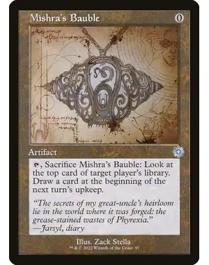 Magic: The Gathering Mishra's Bauble (Schematic) (034) Lightly Played