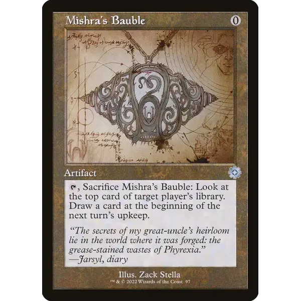 Magic: The Gathering Mishra's Bauble (Schematic) (034) Lightly Played