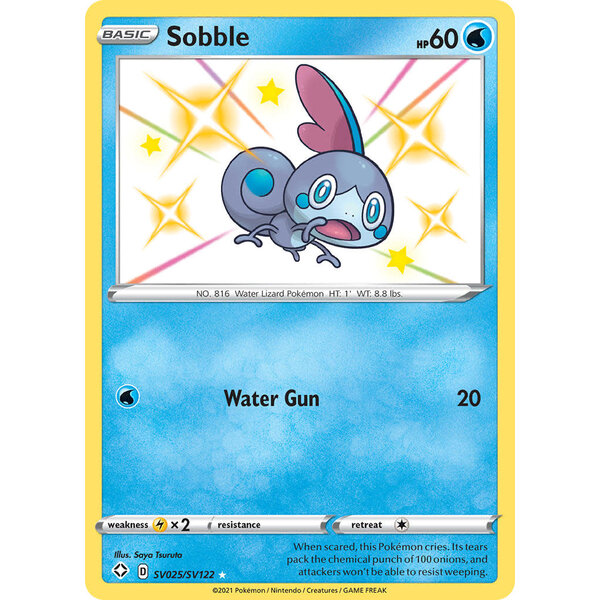 Pokemon Sobble (SV025) Lightly Played Holofoil