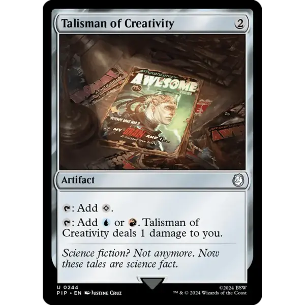 Magic: The Gathering Talisman of Creativity (244) Lightly Played