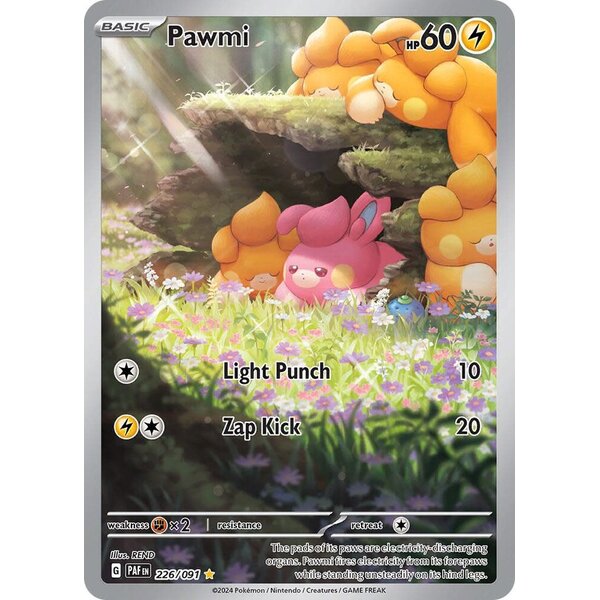Pokemon Pawmi (226) Lightly Played Holofoil