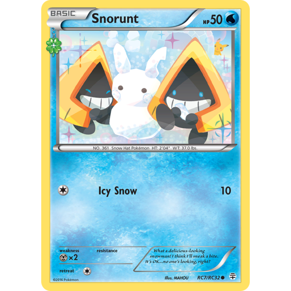 Pokemon Snorunt (RC7) Lightly Played