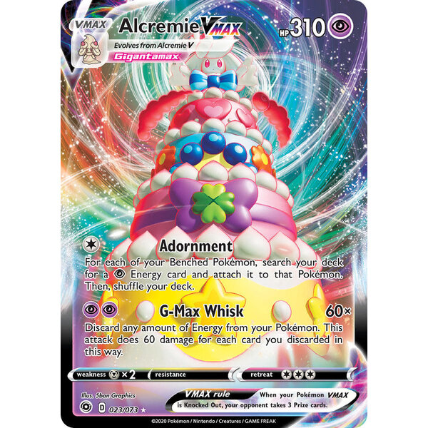 Pokemon Alcremie VMAX (023) Lightly Played Holofoil
