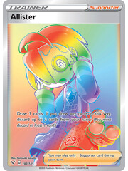 Pokemon Allister (Secret) (192) Lightly Played Holofoil