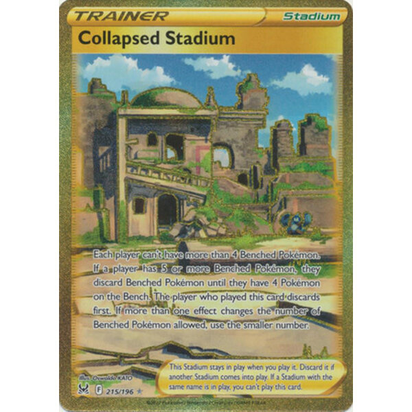 Pokemon Collapsed Stadium (Secret) (215) Lightly Played Holofoil