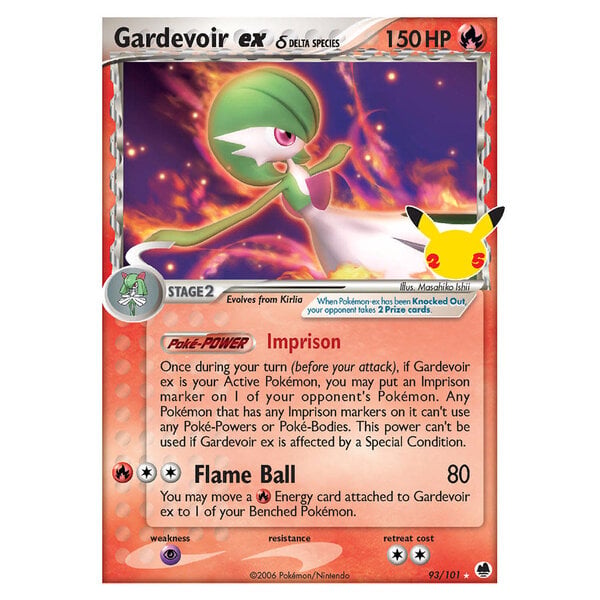 Pokemon Gardevoir ex (Delta Species) (093) Lightly Played Holofoil