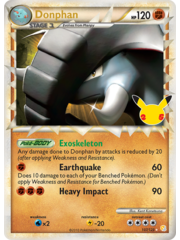 Pokemon Donphan (Prime) (107) Lightly Played Holofoil