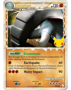 Pokemon Donphan (Prime) (107) Lightly Played Holofoil