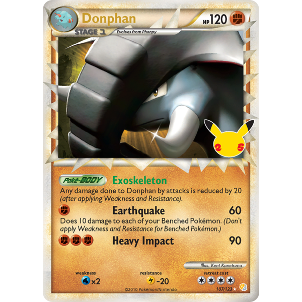 Pokemon Donphan (Prime) (107) Lightly Played Holofoil