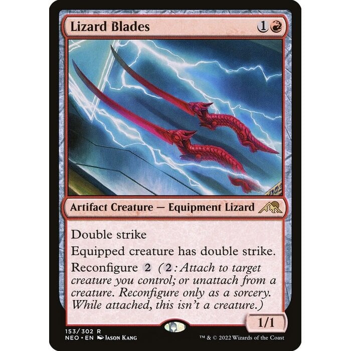Magic: The Gathering Lizard Blades (153) Lightly Played