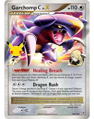 Pokemon Garchomp C LV.X (145) Lightly Played Holofoil