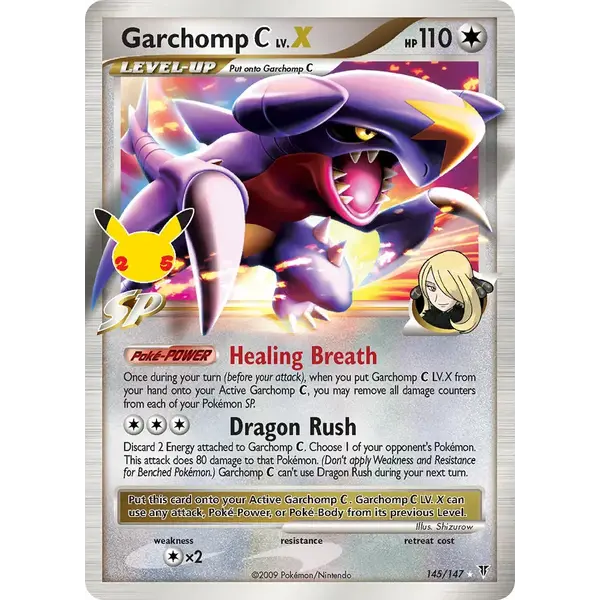 Pokemon Garchomp C LV.X (145) Lightly Played Holofoil