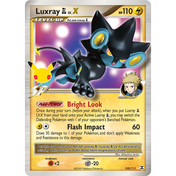 Pokemon Luxray GL LV.X (109) Lightly Played Holofoil