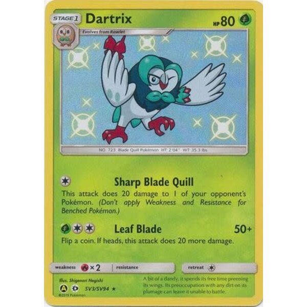 Pokemon Dartrix (SV3) Lightly Played Holofoil