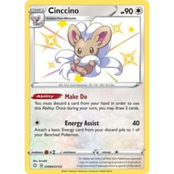 Pokemon Cinccino (SV094) Lightly Played Holofoil
