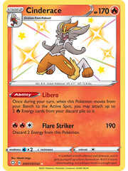 Pokemon Cinderace (SV017) Lightly Played Holofoil