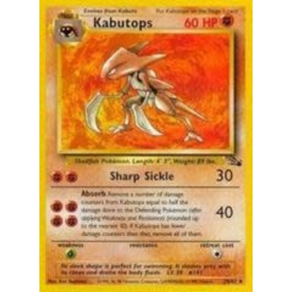 Pokemon Kabutops (024) UNL Moderately Played