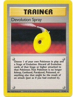 Pokemon Devolution Spray (072) UNL Lightly Played