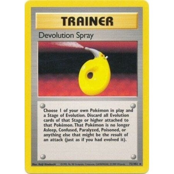 Pokemon Devolution Spray (072) UNL Lightly Played