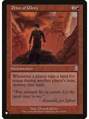 Magic: The Gathering Price of Glory (214) Lightly Played