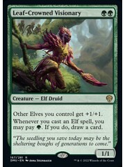 Magic: The Gathering Leaf-Crowned Visionary (167) Lightly Played Foil