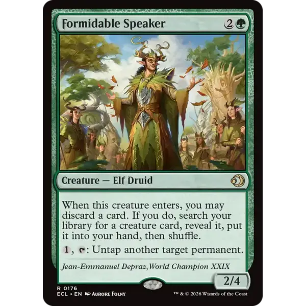 Magic: The Gathering Formidable Speaker (176) Lightly Played