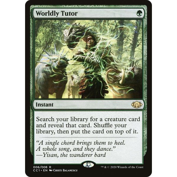 Magic: The Gathering Worldly Tutor (006) Near Mint
