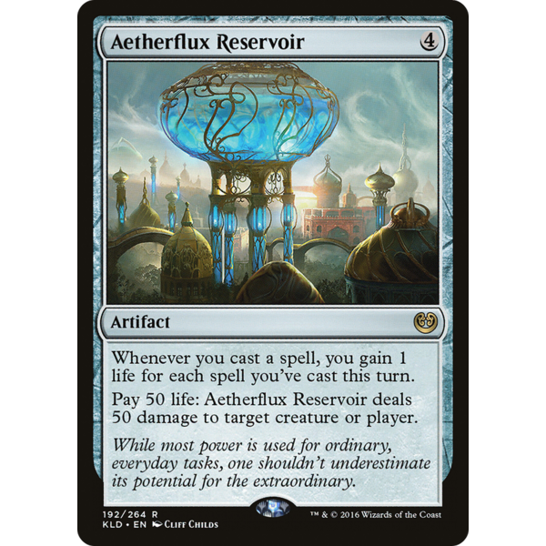 Magic: The Gathering Aetherflux Reservoir (192) Lightly Played