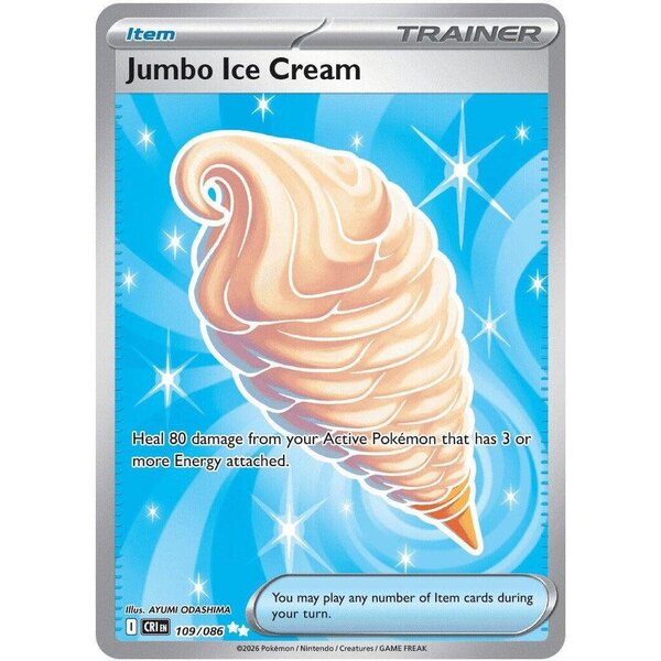 Pokemon Jumbo Ice Cream (109) Lightly Played Holofoil
