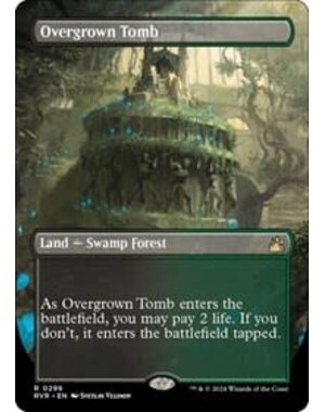 Magic: The Gathering Overgrown Tomb (Borderless) (296) Lightly Played