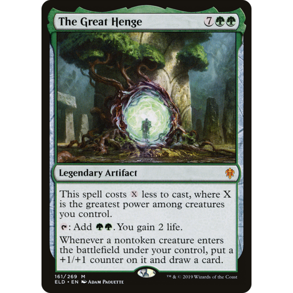 Magic: The Gathering The Great Henge (161) Lightly Played