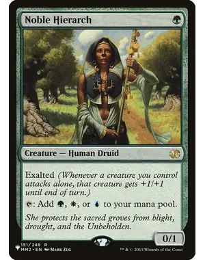 Magic: The Gathering Noble Hierarch (151) Lightly Played