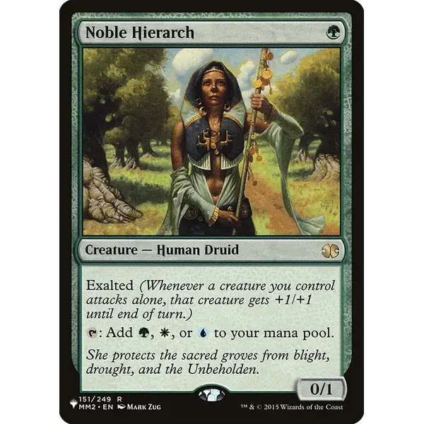 Magic: The Gathering Noble Hierarch (151) Lightly Played
